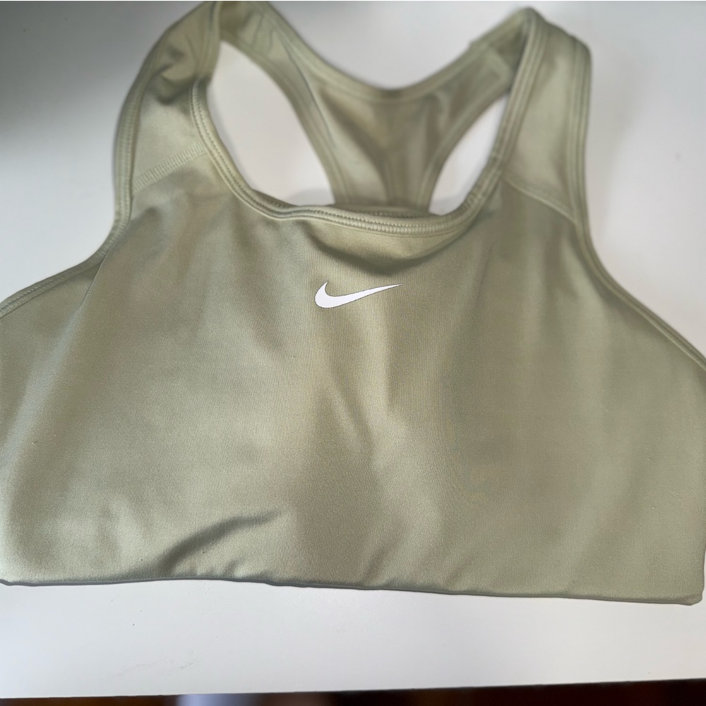 Nike Sage Green High-Waisted Bikini Bottom